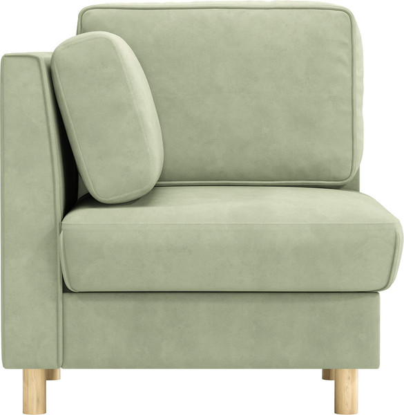 Изображение товара Кресло мягкое Олмеко Шелдон (букле, Лайк светло-оливковый 690)