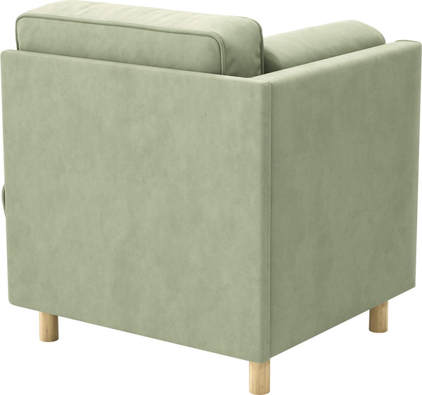 Изображение товара Кресло мягкое Олмеко Шелдон (букле, Лайк светло-оливковый 690)