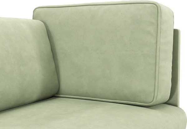 Изображение товара Кресло мягкое Олмеко Шелдон (букле, Лайк светло-оливковый 690)