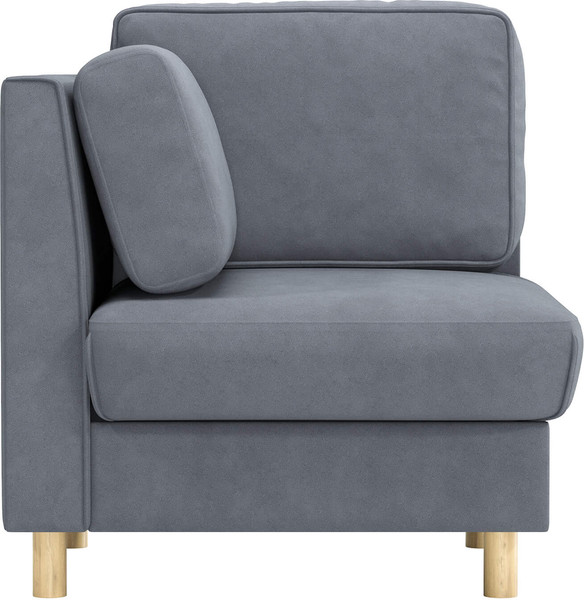 Изображение товара Кресло мягкое Олмеко Шелдон (букле, Лайк серый 995)