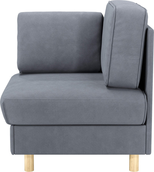 Изображение товара Кресло мягкое Олмеко Шелдон (букле, Лайк серый 995)