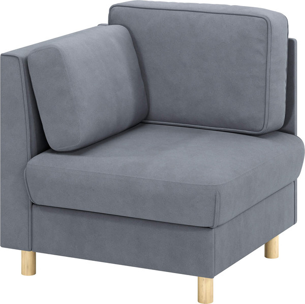 Изображение товара Кресло мягкое Олмеко Шелдон (букле, Лайк серый 995)