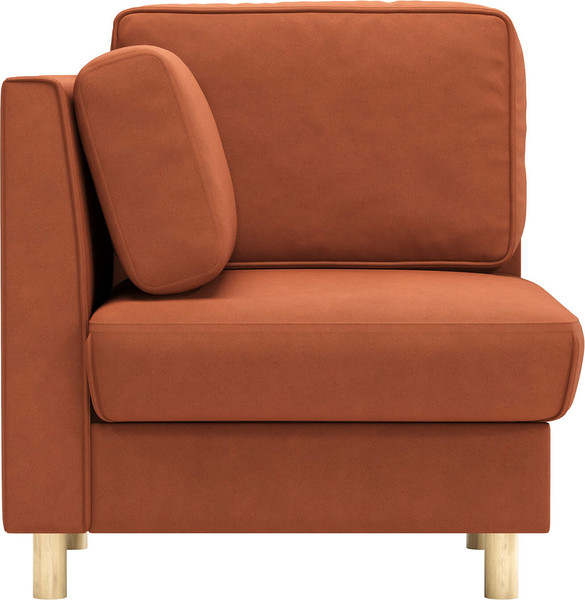 Изображение товара Кресло мягкое Олмеко Шелдон (букле, Лайк терракотовый 412)