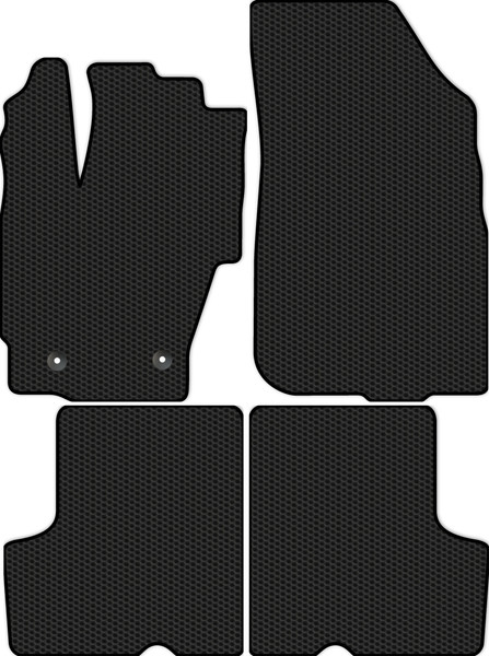 Изображение товара Комплект ковриков для авто Alicosta 1500_1 для Nissan Terrano III SUV/D10 2014-н.в. (EVA соты, черный)