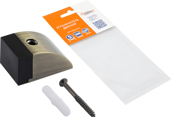 Изображение товара Ограничитель дверной Нора-М 119 / 16032 (старая бронза)