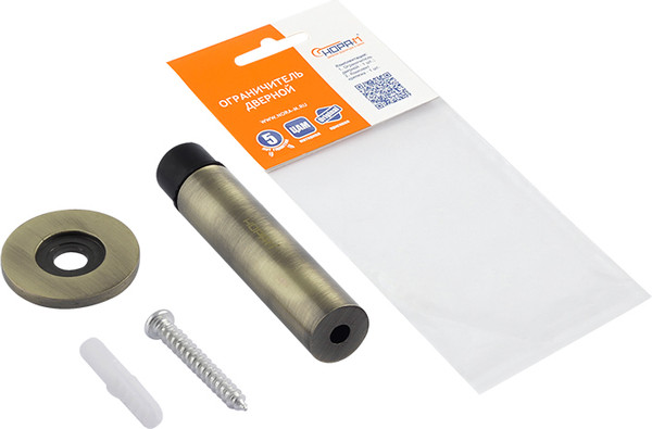 Изображение товара Ограничитель дверной Нора-М 121 / 16696 (старая бронза, хедер)