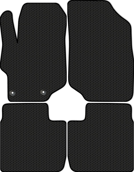 Изображение товара Комплект ковриков для авто Alicosta 1050_1 для Peugeot 301 седан 2013-2016 (EVA соты, черный)