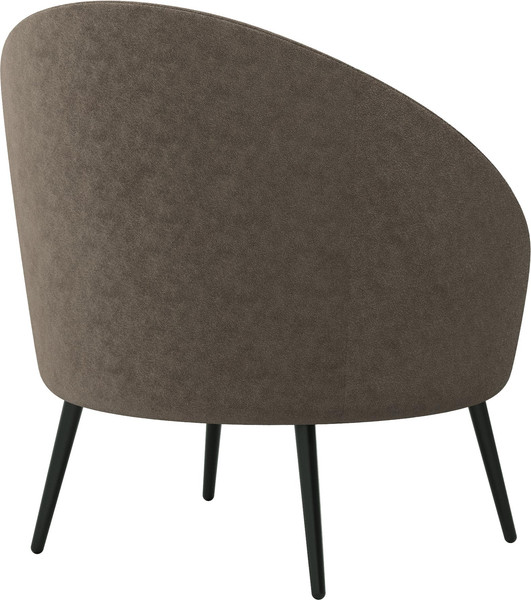 Изображение товара Кресло мягкое Олмеко Каро (велюр, Панда браун/шоколад)