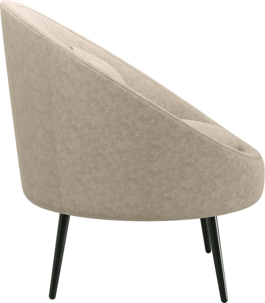 Изображение товара Кресло мягкое Олмеко Каро (велюр, Панда крем 6/ваниль)