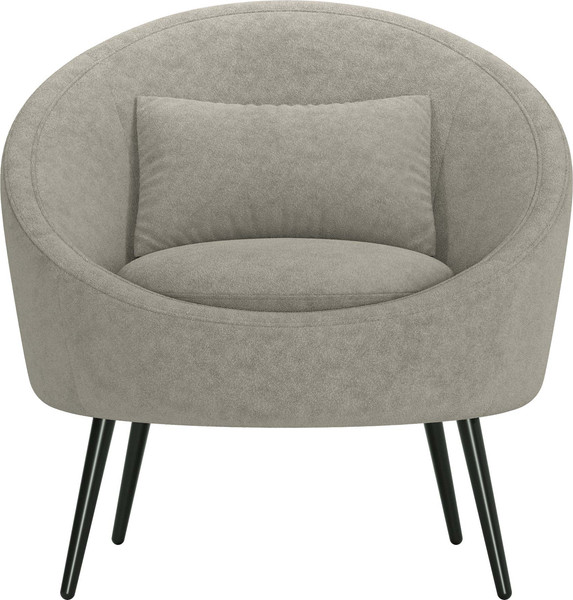 Изображение товара Кресло мягкое Олмеко Каро (велюр, Панда монсун/какао)