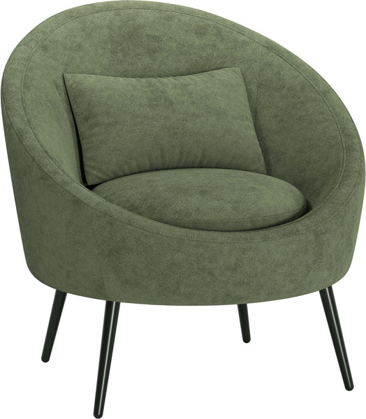 Изображение товара Кресло мягкое Олмеко Каро (велюр, Панда олива)