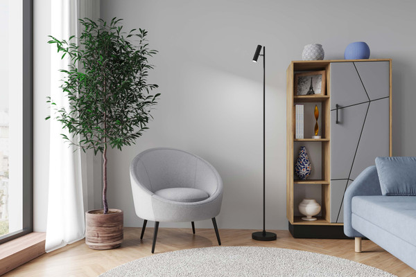 Изображение товара Кресло мягкое Олмеко Каро (велюр, Панда сильвер/маус)