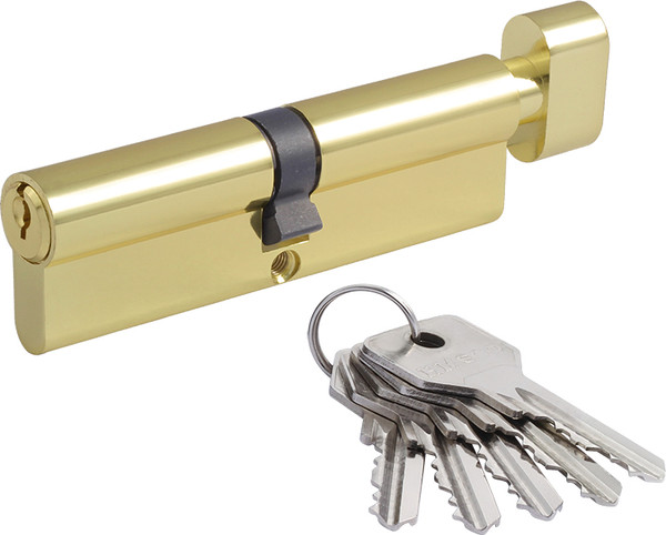 Изображение товара Цилиндровый механизм замка Нора-М STD Z ЛВ-120 60-60 (золотистый, хедер)