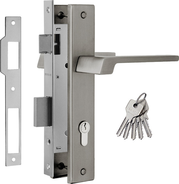 Изображение товара Замок врезной Нора-М N111-85 К / 16285 (матовый никель)