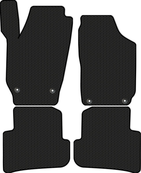 Изображение товара Комплект ковриков для авто Alicosta 2464_1 для Renault Symbol III седан 2008-2012 (EVA соты, черный)