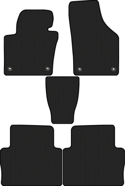 Изображение товара Комплект ковриков для авто Alicosta 2470_1 для SEAT Alhambra минивэн/7N 2010-2015 (EVA соты, черный)