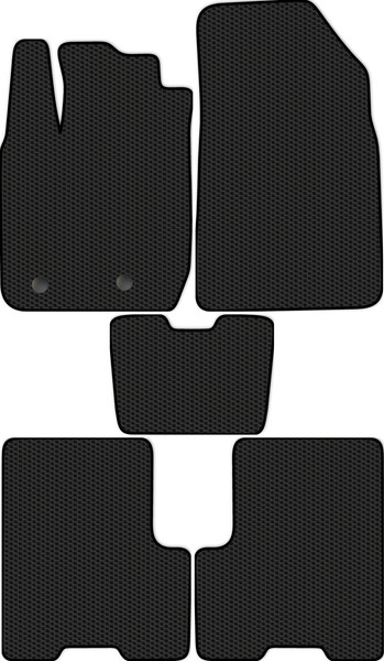 Изображение товара Комплект ковриков для авто Alicosta 1107_1 для Renault Arkana SUV 2018-н.в. (EVA соты, черный)