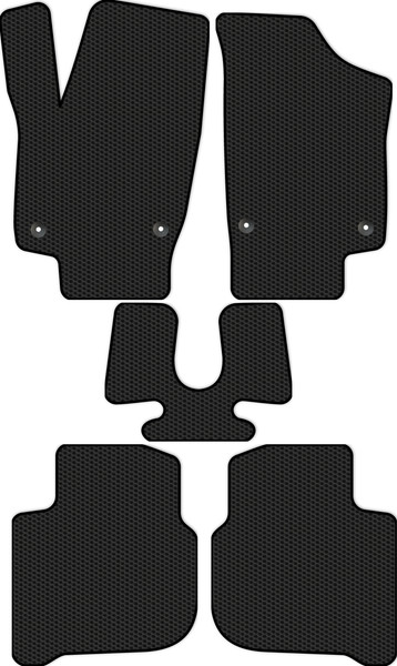 Изображение товара Комплект ковриков для авто Alicosta 2475_1 для Skoda Rapid II лифтбек 2020-н.в. (EVA соты, черный)