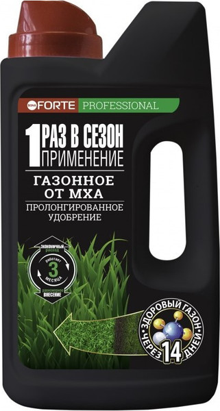 Изображение товара Удобрение Bona Forte Для газона от Мха Шейкер / BF23010502 (1кг)