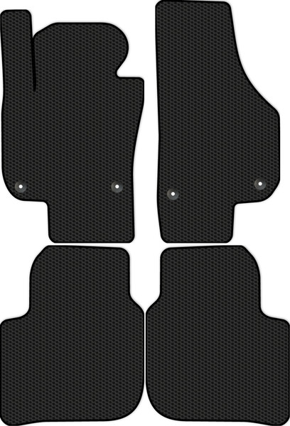 Изображение товара Комплект ковриков для авто Alicosta 2476_1 для Skoda Superb II лифтбек/универсал/3T 2008-2015 (EVA соты, черный)