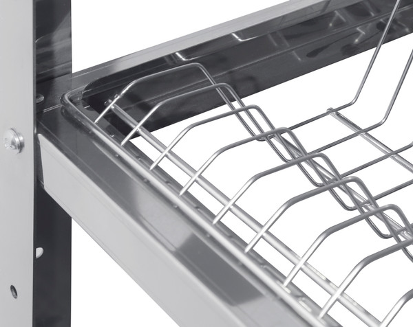 Изображение товара Стеллаж металлический Luxstahl Для посуды СРСП-1800x900x300 / мко968