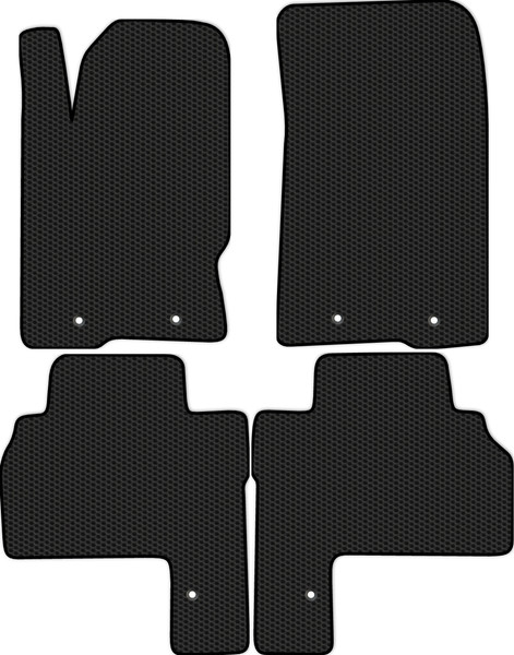 Изображение товара Комплект ковриков для авто Alicosta 2480_1 для SsangYong Actyon SUV/C100 2005-2013 (EVA соты, черный)