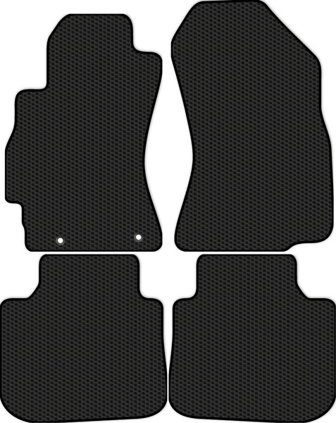 Изображение товара Комплект ковриков для авто Alicosta 2491_1 для Subaru Legacy седан/BN 2017-н.в. (EVA соты, черный)