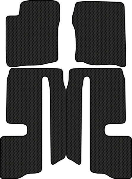 Изображение товара Комплект ковриков для авто Alicosta 1244_1 для Suzuki XL7 SUV/JC USA 2006-2009 (EVA соты, черный)