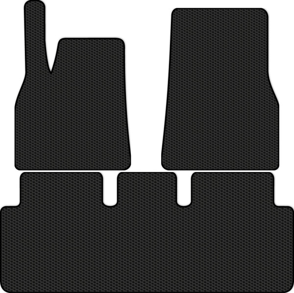 Изображение товара Комплект ковриков для авто Alicosta 1958_1 для Tesla Model S II лифтбек/PLAID 2021-н.в. (EVA соты, черный)