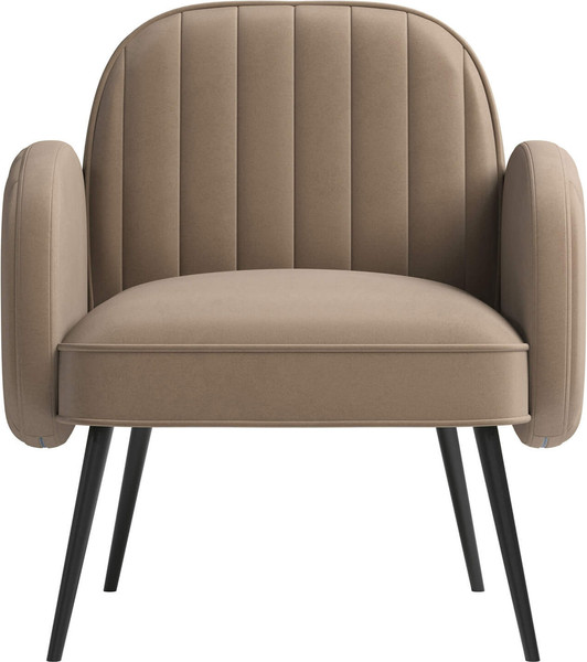 Изображение товара Кресло мягкое Олмеко Флеминг S (велюр, тенерифе корица)