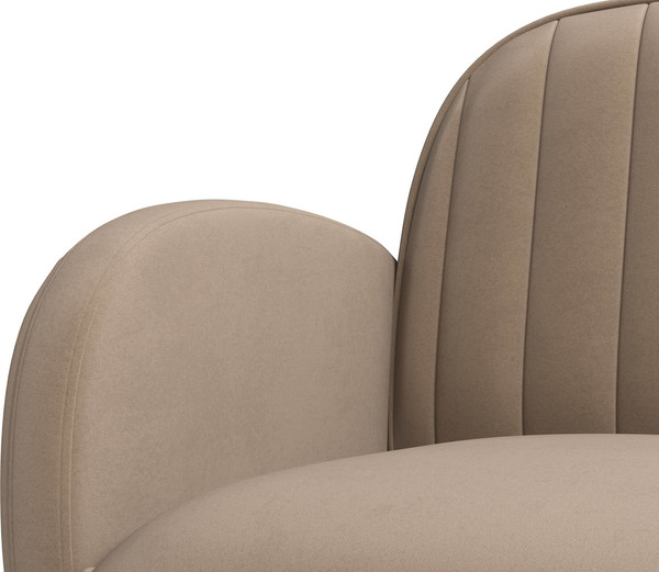 Изображение товара Кресло мягкое Олмеко Флеминг S (велюр, тенерифе корица)