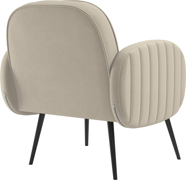 Изображение товара Кресло мягкое Олмеко Флеминг S (велюр, тенерифе крем)