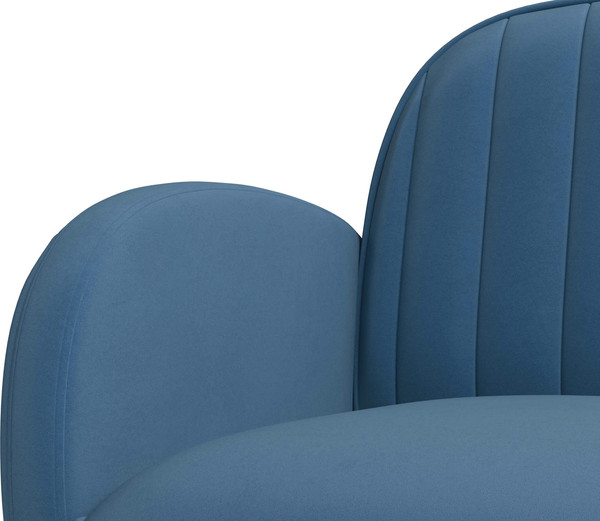 Изображение товара Кресло мягкое Олмеко Флеминг S (велюр, тенерифе океан)