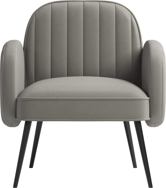 Изображение товара Кресло мягкое Олмеко Флеминг S (велюр, тенерифе стоун)