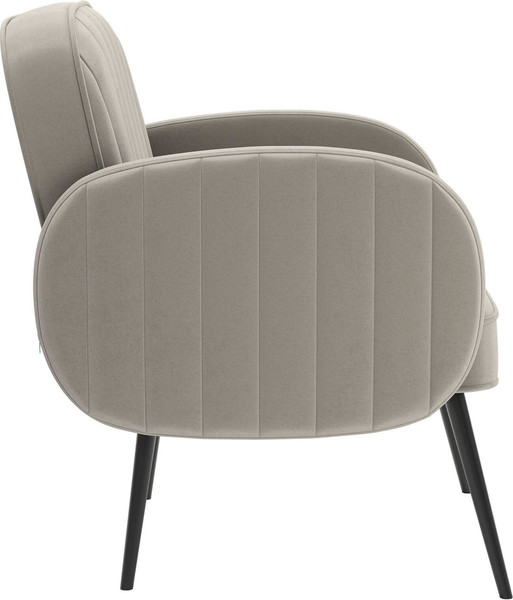 Изображение товара Кресло мягкое Олмеко Флеминг S (велюр, тенерифе хумус)