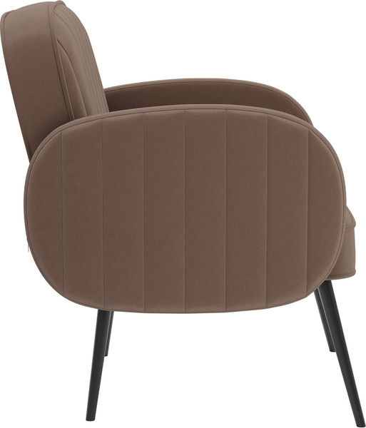 Изображение товара Кресло мягкое Олмеко Флеминг S (велюр, тенерифе шоколад)