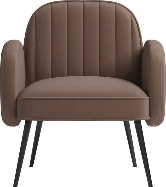 Изображение товара Кресло мягкое Олмеко Флеминг S (велюр, тенерифе шоколад)