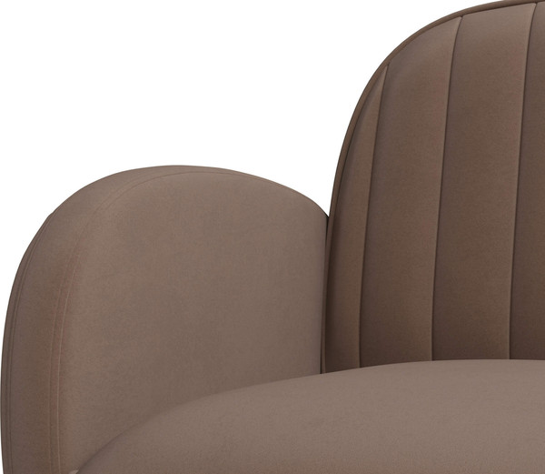 Изображение товара Кресло мягкое Олмеко Флеминг S (велюр, тенерифе шоколад)