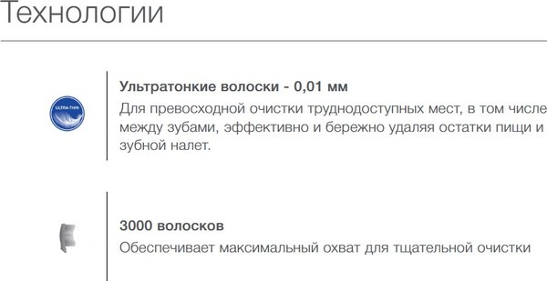Изображение товара Насадка для зубной щетки Microlife Clean S3