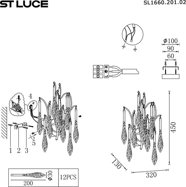 Изображение товара Бра ST Luce SL1660.201.02