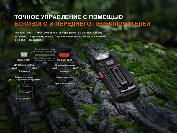 Изображение товара Фонарь Fenix Light SW05R-REDbk (черный)