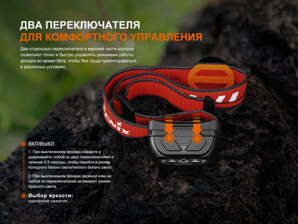 Изображение товара Фонарь Fenix Light HL18R-TV20wh (белый/черный)