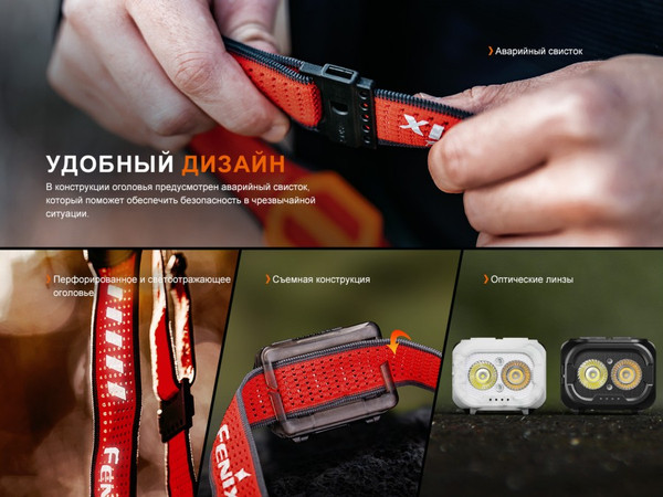 Изображение товара Фонарь Fenix Light HL18R-TV20wh (белый/черный)