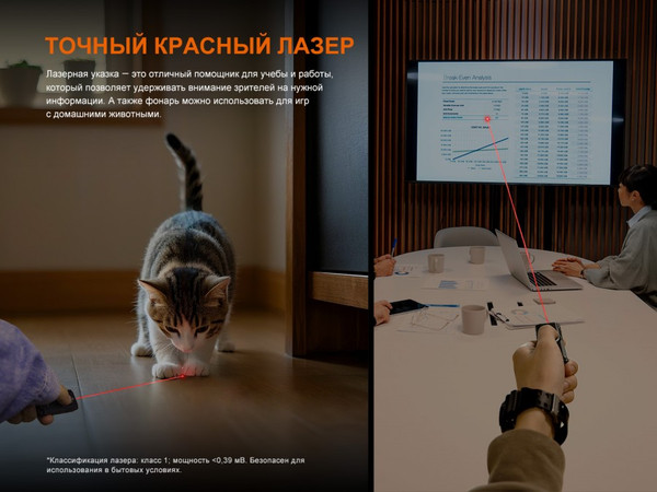 Изображение товара Фонарь Fenix Light E06RGY (серый)