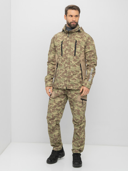 Изображение товара Костюм для охоты и рыбалки Huntsman Матрица КМФ MV23 Nylon Cotton Рип-Стоп (р.56-58/182-188)