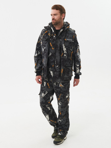 Изображение товара Костюм для охоты и рыбалки Huntsman Тайга-3 N192 Твил-Пич (р.48-50/182-188)