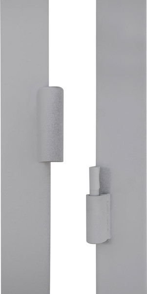 Изображение товара Каркас для калитки Белзабор С врезным замком 0.98x1.73м наружн откр (ПП 7016, левые петли)