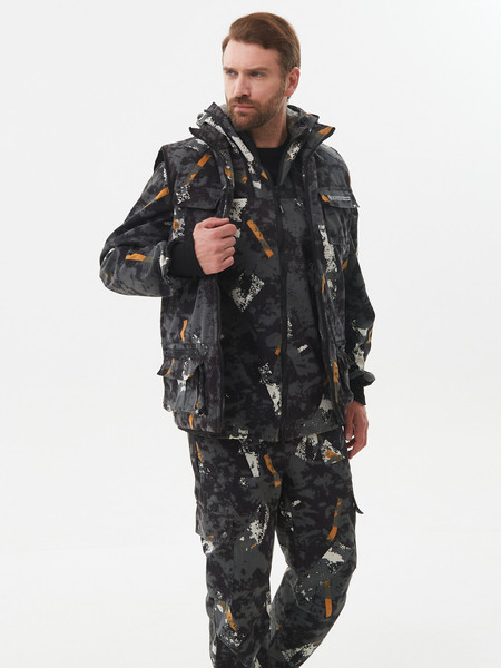 Изображение товара Костюм для охоты и рыбалки Huntsman Тайга-3 N192 Твил-Пич (р.56-58/170-176)