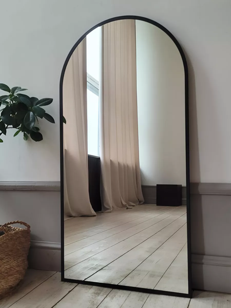 Изображение товара Зеркало Emze 50x100 / UV.ARC.50.100.СНЕ (черный с УФ-окантовкой)