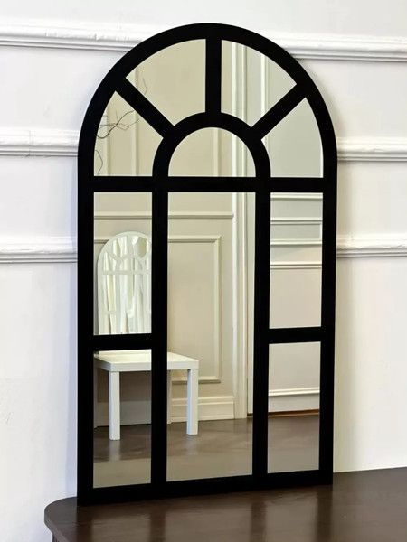 Изображение товара Зеркало Emze 45x77 / UV.ARC.WIND.45.77.CHE (черный с УФ-окантовкой)